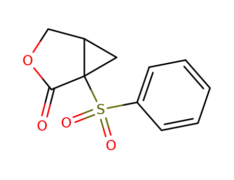 Molecular Structure of 154910-09-5 (1-(Phenylsulfonyl)-3-oxabicyclo[3.1.0]hexan-2-one)