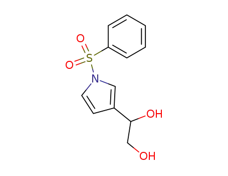 1-<1-(phenylsulfonyl)-3-pyrrolyl>-1,2-ethanediol