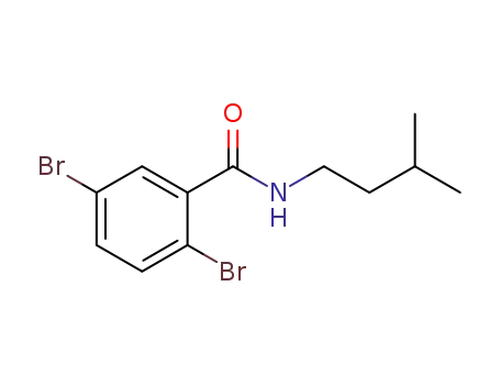 Molecular Structure of 723260-69-3 (2,5-dibromo-N-isopentylbenzamide)