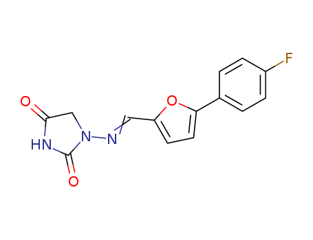 2,4-Imidazolidinedione,1-[[[5-(4-fluorophenyl)-2-furanyl]methylene]amino]- cas  16118-18-6