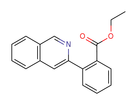 Benzoic acid, 2-(3-isoquinolinyl)-, ethyl ester
