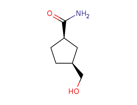 Cyclopentanecarboxamide, 3-(hydroxymethyl)-, cis- (9CI)