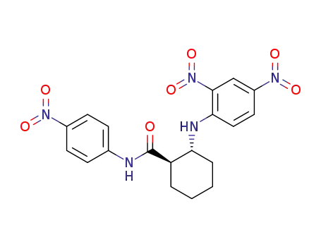 Cyclohexanecarboxamide,
2-[(2,4-dinitrophenyl)amino]-N-(4-nitrophenyl)-, (1R,2R)-