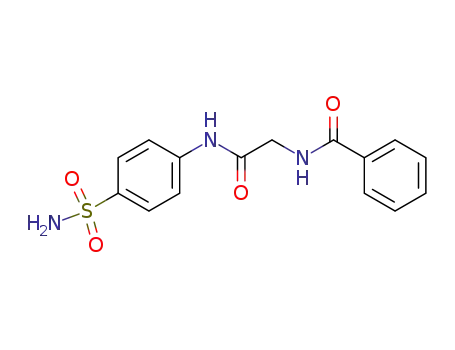 Molecular Structure of 63203-12-3 (N-{2-oxo-2-[(4-sulfamoylphenyl)amino]ethyl}benzamide)