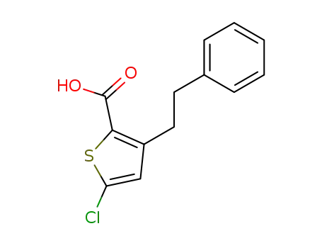 5-클로로-3-페네틸티오펜-2-카복실산