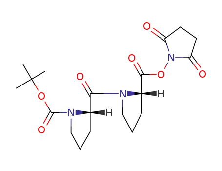 2,5-Pyrrolidinedione,
1-[[1-[1-[(1,1-dimethylethoxy)carbonyl]-L-prolyl]-L-prolyl]oxy]-