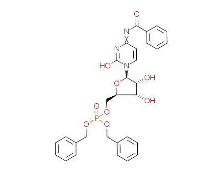N<sup>4</sup>-benzoylcytidin-5'-yl dibenzyl phosphate