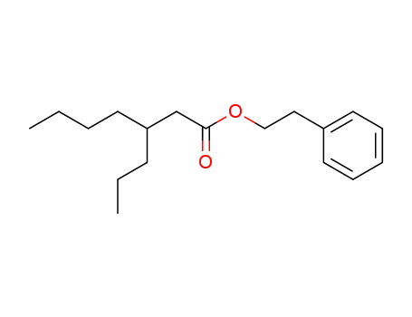Molecular Structure of 72277-20-4 (3-Propyl-heptanoic acid phenethyl ester)