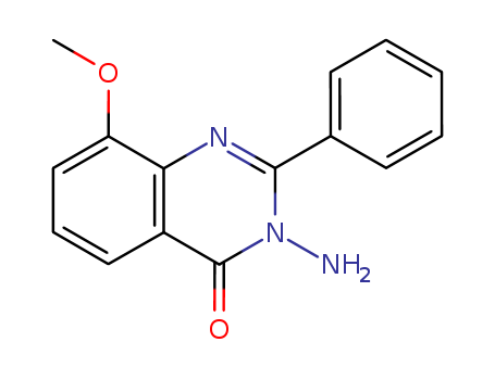 4(3H)-QUINAZOLINONE,3-AMINO-8-METHOXY-2-PHENYL-