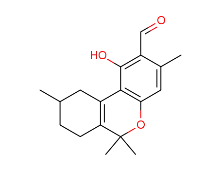 2-Formyl-1-hydroxy-3,6,6,9-tetramethyl-7,8,9,10-tetrahydro-6H-dibenzo<b,d>pyran