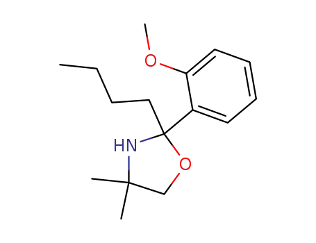 Oxazolidine, 2-butyl-2-(2-methoxyphenyl)-4,4-dimethyl-