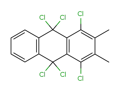 Anthracene, 1,4,9,9,10,10-hexachloro-9,10-dihydro-2,3-dimethyl-