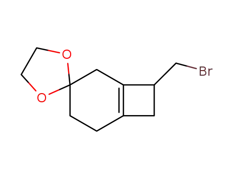 Spiro[bicyclo[4.2.0]oct-1(6)-ene-3,2'-[1,3]dioxolane], 8-(bromomethyl)-