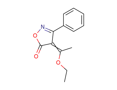 4-(1-ethoxy-ethylidene)-3-phenyl-4<i>H</i>-isoxazol-5-one