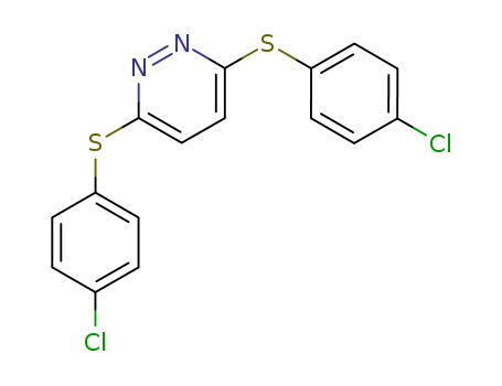 3,6-bis[(4-chlorophenyl)sulfanyl]pyridazine