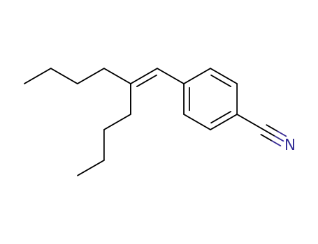 4-(2-n-Butyl-1-hexen-1-yl)benzonitril
