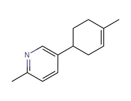 Pyridine, 2-methyl-5-(4-methyl-3-cyclohexen-1-yl)-