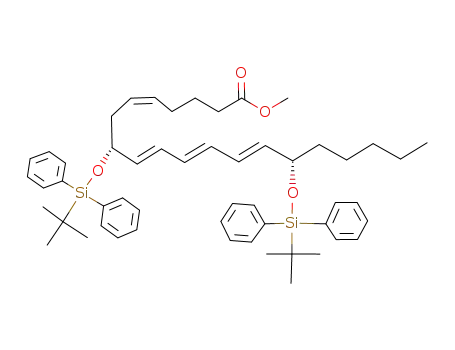 (5Z,9E,11E,13E)-(8R,15S)-8,15-Bis-(tert-butyl-diphenyl-silanyloxy)-icosa-5,9,11,13-tetraenoic acid methyl ester