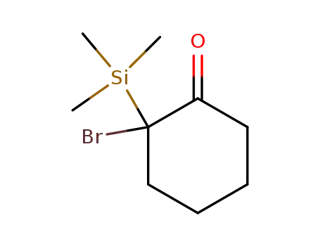 Cyclohexanone, 2-bromo-2-(trimethylsilyl)-