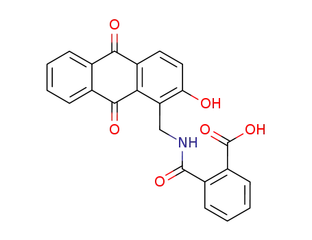 <i>N</i>-(2-hydroxy-9,10-dioxo-9,10-dihydro-[1]anthrylmethyl)-phthalamic acid