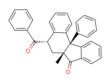 (5S,6aR,11bR)-5-Benzoyl-6a-methyl-11b-phenyl-5,6,6a,11b-tetrahydro-benzo[c]fluoren-7-one