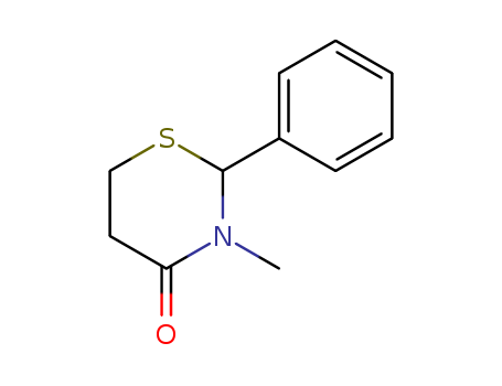 4H-1,3-Thiazin-4-one, tetrahydro-3-methyl-2-phenyl- cas  52334-98-2