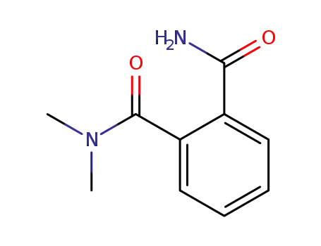 Molecular Structure of 89777-52-6 (1,2-Benzenedicarboxamide, N,N-dimethyl-)