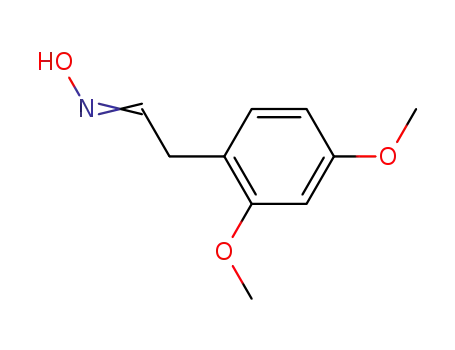 Molecular Structure of 1891-08-3 (2-(2,4-dimethoxyphenyl)-N-hydroxyethanimine)