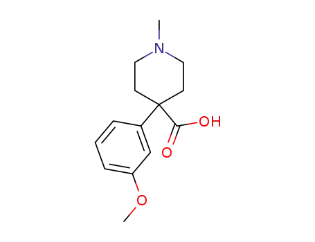 4-(3-METHOXYPHENYL)-1-METHYLPIPERIDINE-4-CARBOXYLICACID