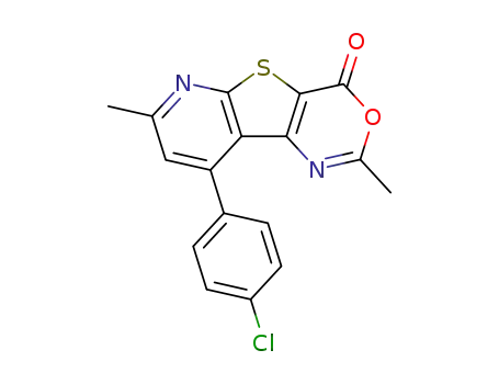 9-(4-Chloro-phenyl)-2,7-dimethyl-pyrido[3',2':4,5]thieno[3,2-d][1,3]oxazin-4-one