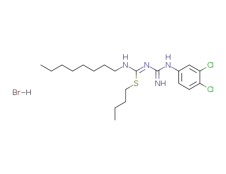 Molecular Structure of 135884-61-6 (C<sub>20</sub>H<sub>32</sub>Cl<sub>2</sub>N<sub>4</sub>S*BrH)