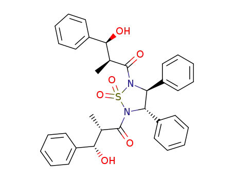 (2S,3S)-3-Hydroxy-1-[(3S,4S)-5-((2S,3S)-3-hydroxy-2-methyl-3-phenyl-propionyl)-1,1-dioxo-3,4-diphenyl-1λ<sup>6</sup>-[1,2,5]thiadiazolidin-2-yl]-2-methyl-3-phenyl-propan-1-one