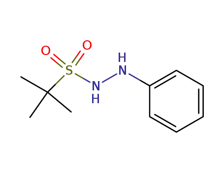 Molecular Structure of 16489-15-9 (2-Propanesulfonic acid, 2-methyl-, 2-phenylhydrazide)