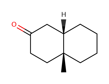 Molecular Structure of 938-06-7 (rel-(8aα*)-4aα*-Methyldecalin-2-one)