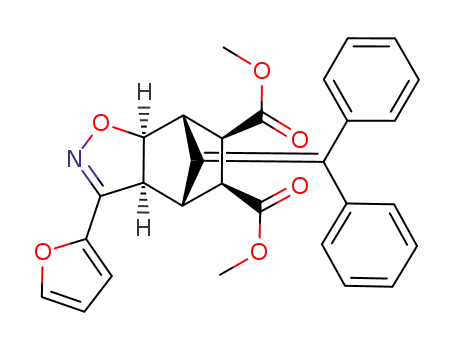 (1R,2S,6S,7S,8S,9R)-10-Benzhydrylidene-5-furan-2-yl-3-oxa-4-aza-tricyclo[5.2.1.0<sup>2,6</sup>]dec-4-ene-8,9-dicarboxylic acid dimethyl ester
