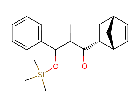 endo (methyl-2 phenyl-3 trimethylsiloxy-3 propanone-1 yl)-5 bicyclo<2.2.1> heptene-2
