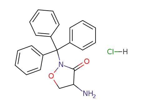 Molecular Structure of 16561-90-3 (4-amino-2-trityl-1,2-oxazolidin-3-one)