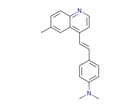 <i>N</i>,<i>N</i>-dimethyl-4-[<i>trans</i>-2-(6-methyl-[4]quinolyl)-vinyl]-aniline