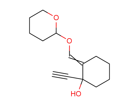 1-Ethinyl-2-tetrahydropyranoxymethylencyclohexanol