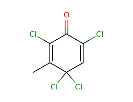 2,4,4,6-tetrachloro-3-methyl-cyclohexa-2,5-dienone