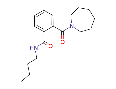 Molecular Structure of 104958-66-9 (2-(Azepane-1-carbonyl)-N-butyl-benzamide)