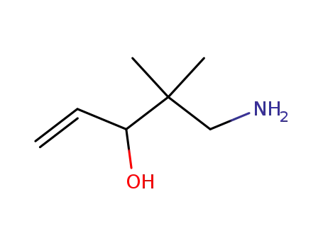 Molecular Structure of 117754-51-5 (1-Penten-3-ol, 5-amino-4,4-dimethyl-)