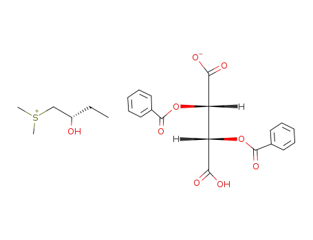 Molecular Structure of 140427-67-4 (dimethyl 2-hydroxybutyl sulfonium dibenzoyltartrate)