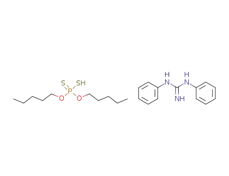N,N'-Diphenyl-guanidine; compound with dithiophosphoric acid O,O'-dipentyl ester