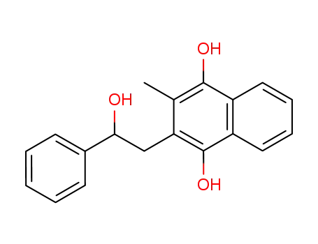 2-(2-Hydroxy-2-phenyl-ethyl)-3-methyl-naphthalene-1,4-diol
