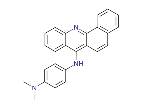 Molecular Structure of 114998-99-1 (<i>N</i>'-benz[<i>c</i>]acridin-7-yl-<i>N</i>,<i>N</i>-dimethyl-<i>p</i>-phenylenediamine)