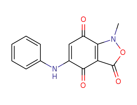 5-Anilino-1-methyl-2,1-benzoxazole-3,4,7(1H)-trione