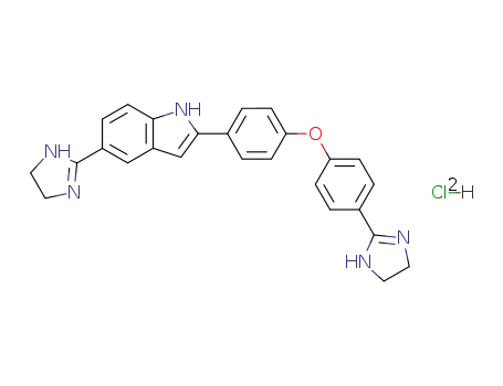 5-(2-Imidazolin-2-yl)-2-<4-<2-imidazolin-2-yl)phenoxy>phenyl>indol-dihydrochlorid