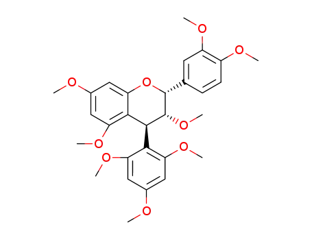 (2R,3R,4S)-2-(3,4-Dimethoxy-phenyl)-3,5,7-trimethoxy-4-(2,4,6-trimethoxy-phenyl)-chroman