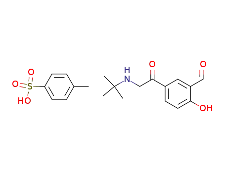 5-<<(1,1-Dimethylethyl)amino>acetyl>-2-hydroxybenzaldehyde p-toluenesulfonate